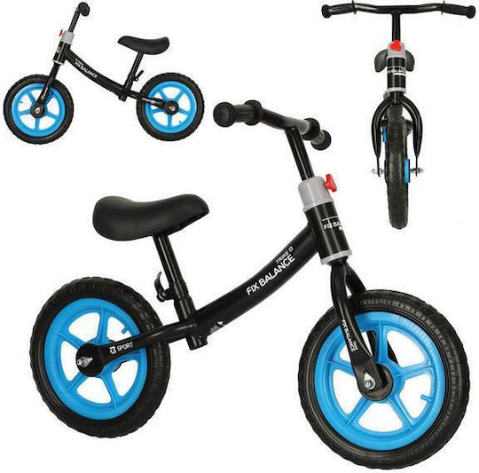 ikonka Bicicletă de Echilibru pentru Copii Cross-Country Negru