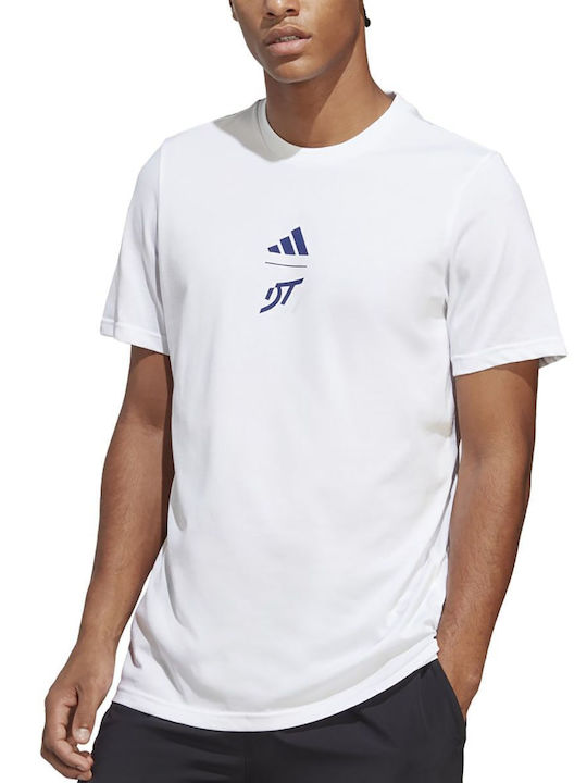 adidas Thiem HT5226 Мъжка Блуза Бяла