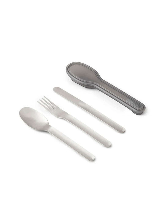 Set de Tacâmuri Inoxidabil Argint 4buc