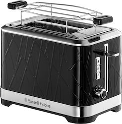 Russell Hobbs Toaster 2 Slots 1050W Black