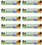 Go On Nutrition Protein Crisp Μπάρες με 20% Πρωτεΐνη & Γεύση Peanut Caramel 12x50gr