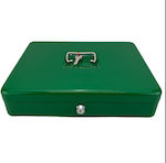Mr Mondial Cash Box with Lock Green 2153.5A-GREEN