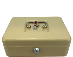 Mr Mondial Cash Box with Lock Green 2153.4A-BEIGE