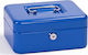 Kassenschrank mit Schloss 8906-K Blau