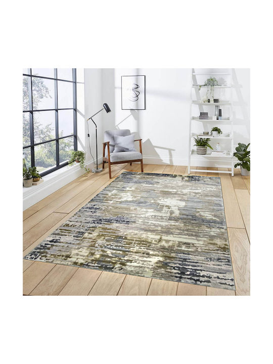 Bloom Rug Rectangular Gray