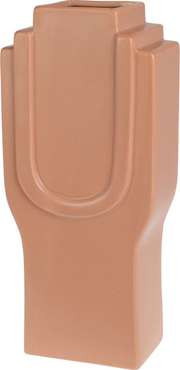 Декоративна ваза Керамика K-m Pink Розов 15x34см 1бр