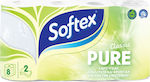 Softex Χαρτί Υγείας Classic Pure 8 Ρολά 2 Φύλλων 496gr 5200251190283