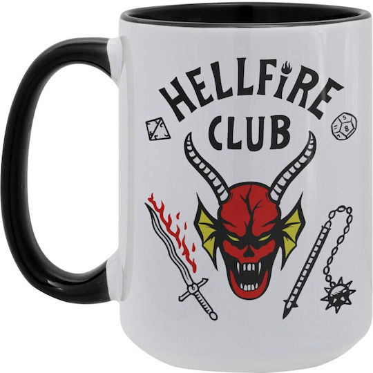 Koupakoupa Club Mug Ceramic Black 450ml