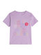 Παιδικό T-shirt Μωβ