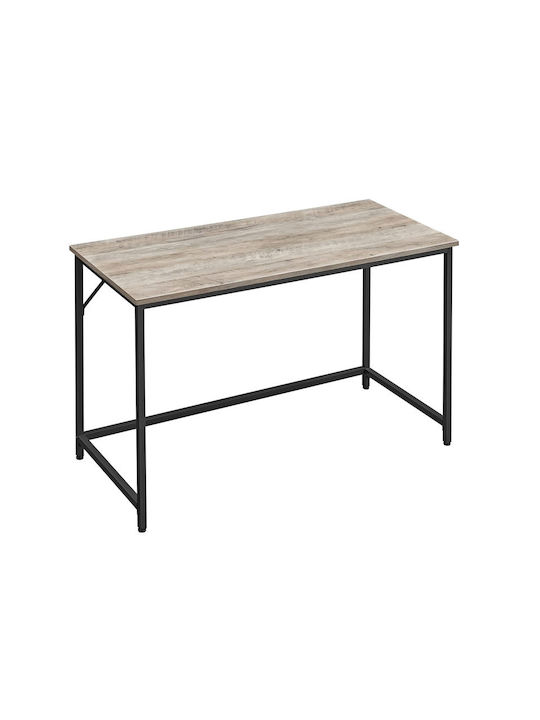 Schreibtisch mit Metallbeinen Grey 120x60x75cm