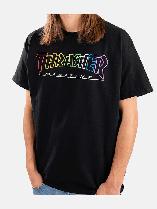 Rainbow Mag T-Shirt Schwarz