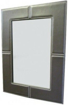 Epiplo-Fos Wall Mirror with Brown Frame 50x50cm 1pcs