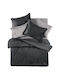 Guy Laroche Bettbezug Einzelbett 160x240cm Pronto Anthracite
