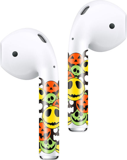 Rockmax Glow Art Skin Stickers in Multicolour color for Apple AirPods 1 / AirPods 2