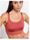 BodyTalk Women's Sports Bra without Padding Brown