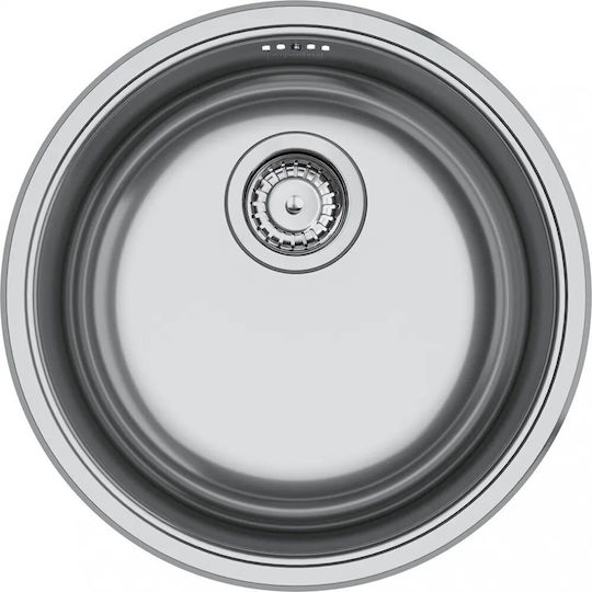 Franke ROX 610/110-38 Drop-In Küchenspüle Inox Gebürstet M38xP38cm Silber