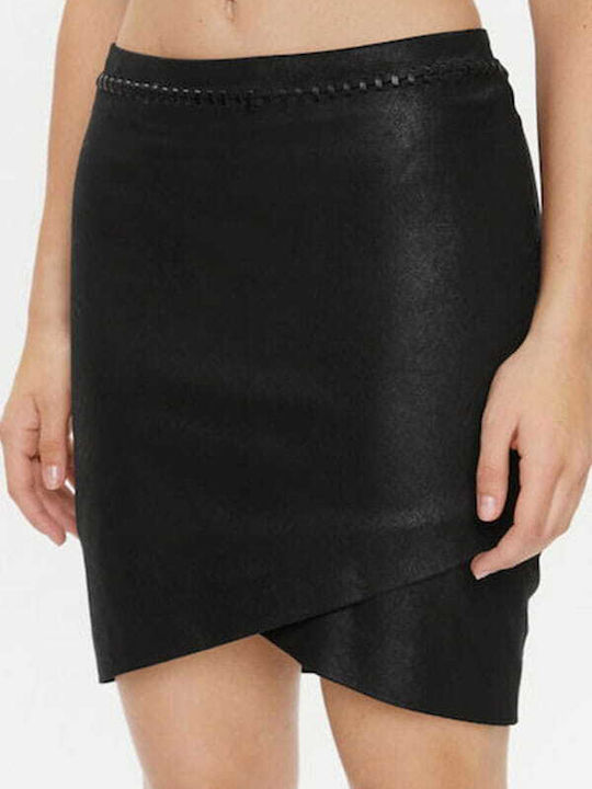 Guess Mini Φούστα Πουά σε Μαύρο χρώμα