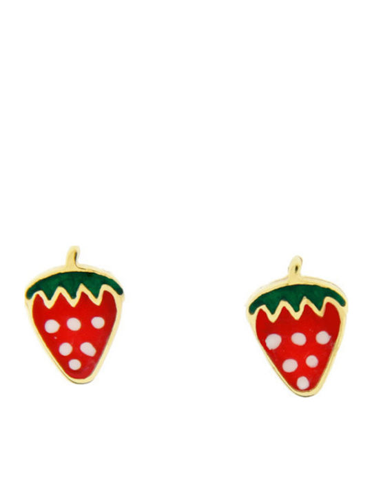 Xrisokosmima Карфоти Детски Обеци от Злато 14K