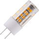123led Λάμπα LED 3.5W για Ντουί GY6.35 Θερμό Λευκό 350lm Dimmable