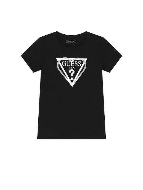 Guess Tricou pentru copii Negru