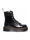 Jadon Leather Women's Ankle Boots Black