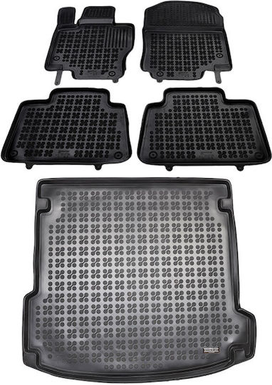 Rezaw Plast Set of Front and Rear Mats 5pcs for Mercedes-Benz GLE 2019+ Black