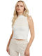 Guess Women's Sleeveless Sweater White