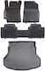Rezaw Plast Set of Front and Rear Mats 4pcs for Hyundai Elantra 2020+ Black