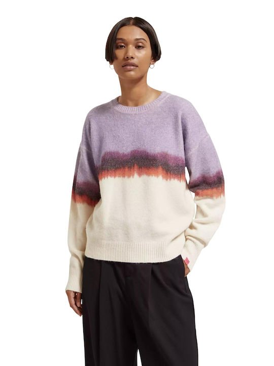 Scotch & Soda Women's Long Sleeve Sweater Purple