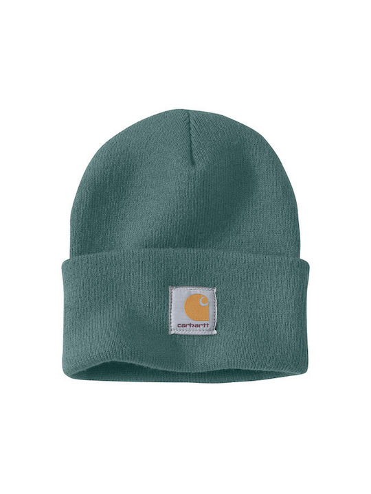 Carhartt Beanie Unisex Σκούφος Πλεκτός σε Πράσι...