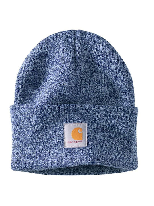 Carhartt Beanie Unisex Σκούφος Πλεκτός σε Μπλε χρώμα