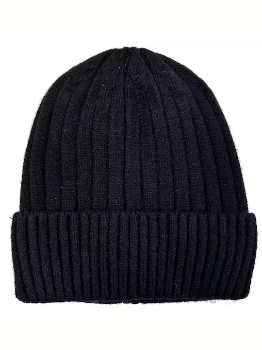 Bode Knitted Beanie Cap Black