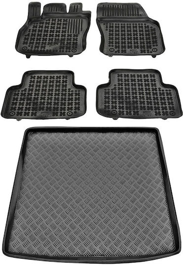 Rezaw Plast Σετ Μπροστινά και Πίσω Πατάκια 5τμχ για Audi Q3 2018+ Μαύρα