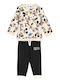 Kinder Sweatpants Set Mehrfarbig 2Stücke Mickey Friends