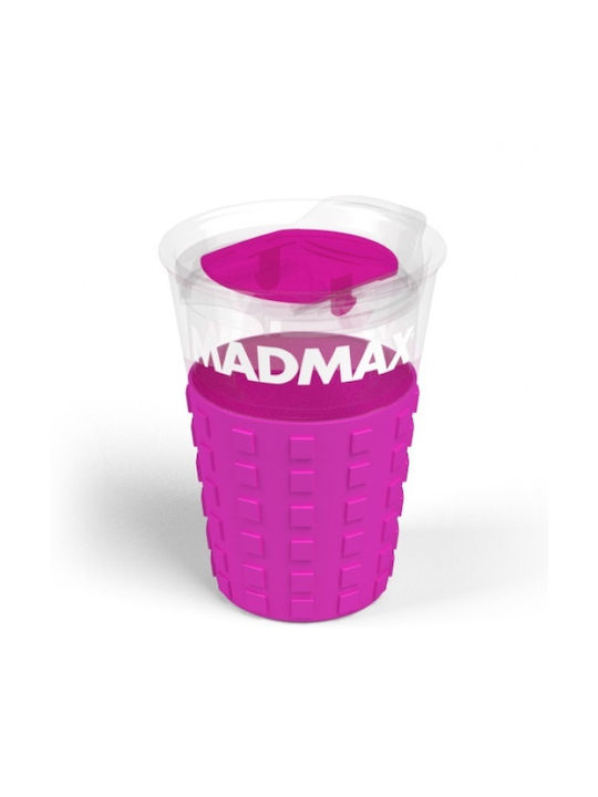 Madmax Tasse Kunststoff mit Deckel Rosa 350ml 1Stück