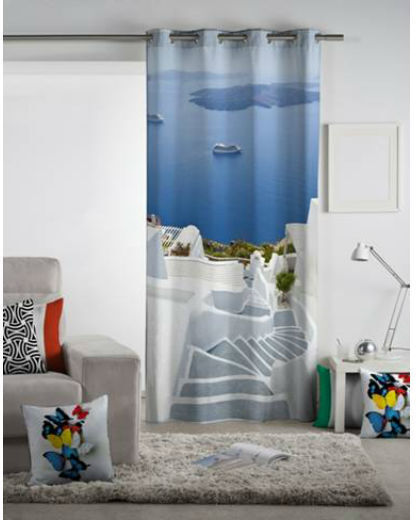 Vassiliadis Bros Santorini Island with Grommets 200x260cm