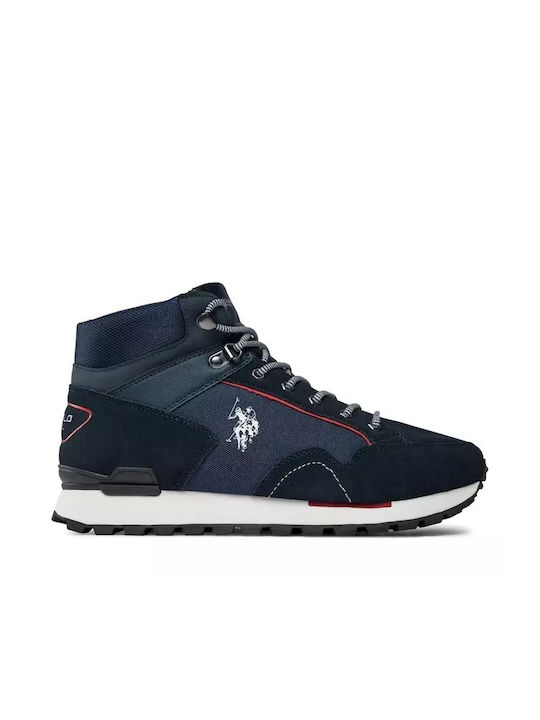 U.S. Polo Assn. Herren Stiefel Blau