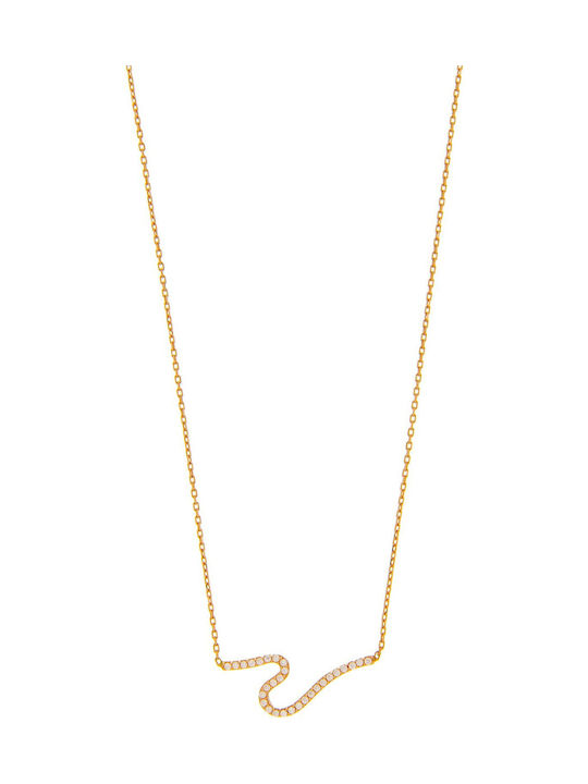 Vitopoulos Necklace with Pink Gold Plating