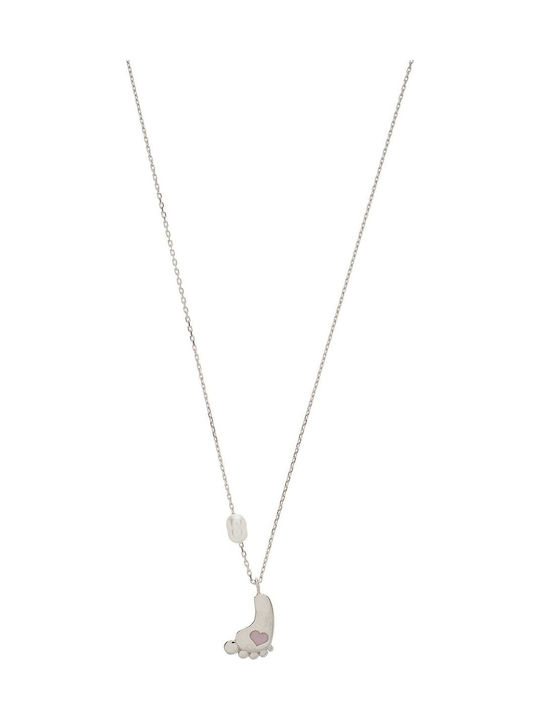 Vitopoulos Necklace from White Gold 9 K