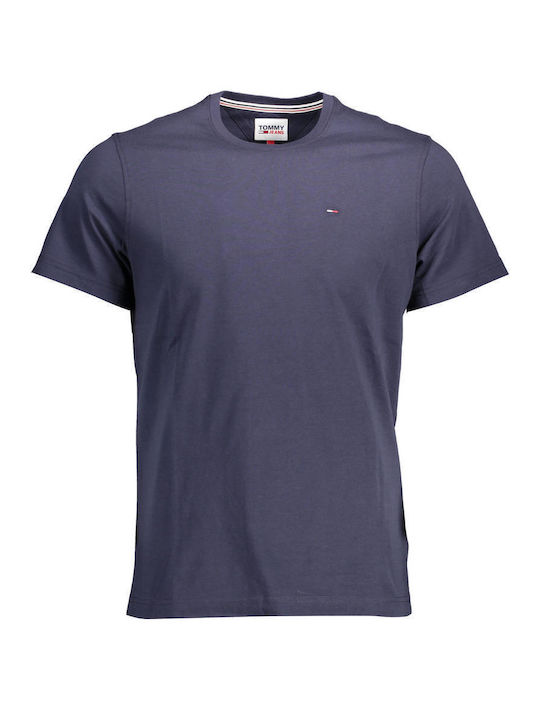 Tommy Hilfiger T-shirt Bărbătesc cu Mânecă Scurtă Blue