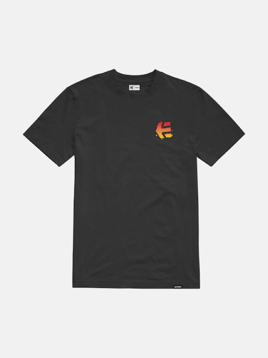 Etnies T-shirt Bărbătesc cu Mânecă Scurtă Black