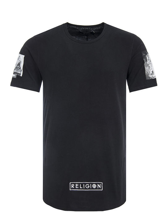 Religion Herren T-Shirt Kurzarm Black