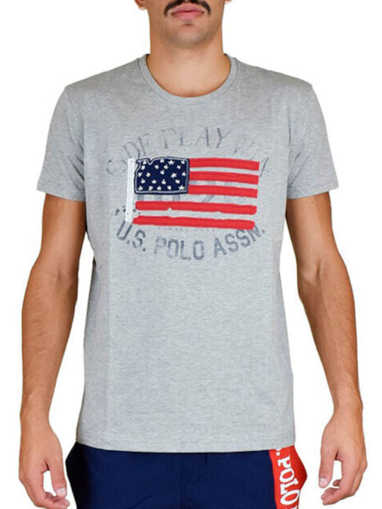 U.S. Polo Assn. Assn Men's Short Sleeve T-shirt Gray