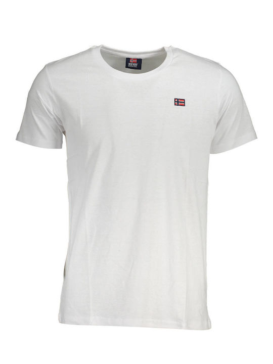 Squola Nautica Italiana Herren T-Shirt Kurzarm White.