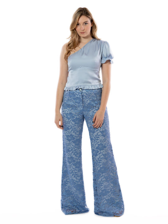 Stefania Vaidani Women's Fabric Trousers GALLERY