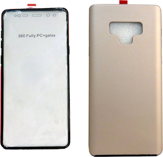 Full Back Cover Σιλικόνης Χρυσό (Galaxy Note 9)