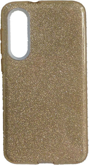 Shining Pulbere de Aur Back Cover Silicon Auriu (Xiaomi Mi 9 SE)