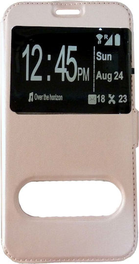 Fenster Buchen Sie Silikon Rose Gold (Galaxy Note 10+Realme 10 Pro Plus)
