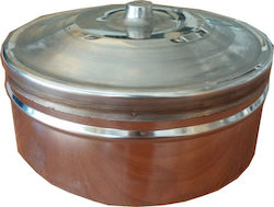 Inox Shell Πώμα/Τάπα Καπνοδόχου Inox 350mm Ασημί
