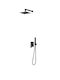 Sparke Built-in Mixer & Shower Head Set for Shower 2 Exits Black